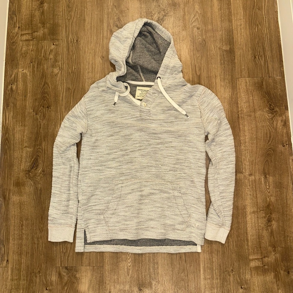 Men’s grey American eagle hoodie